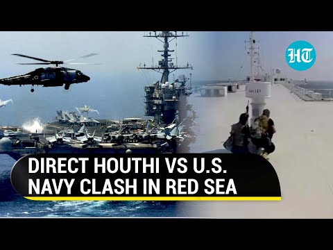 Houthi Rebels Attack U.S. Navy Helicopters, Merchant Vessel In Red Sea | 'Several Gunmen Killed...'