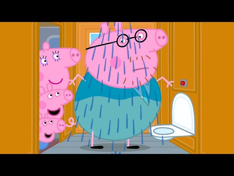 Daddy Pig's Shower ON The Train 💦 | Peppa Pig Official Full Episodes