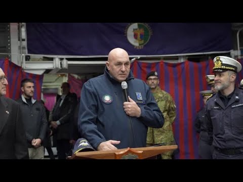 Crosetto nel mar Baltico, visita sulla nave Marceglia