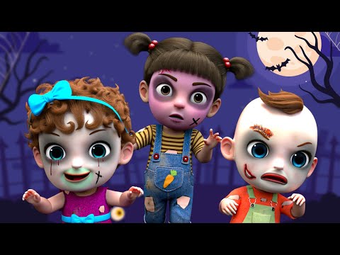 Scary Little Monsters - Kids Songs &amp; Nursery Rhymes | Bebeplim