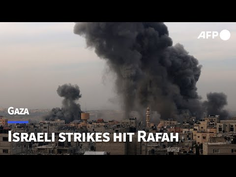 Israeli strikes hit Rafah | AFP