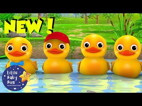 Counting Animals for Kids | Counting Ducks Song | Baby Cartoons | Little Baby Bum