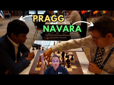 Praggnanandhaa vs David Navara | High class positional chess | Commentary by Sagar