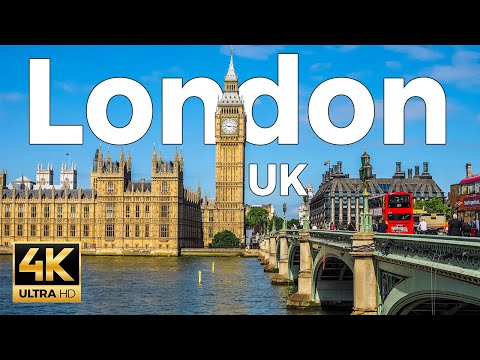 London, England, United Kingdom Walking Tour (4k Ultra HD 60fps) &ndash; With Captions