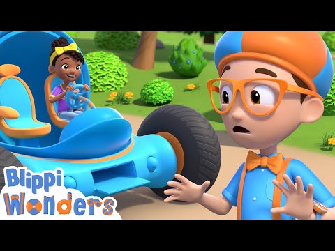 NEW! How to Fix the Blippi Mobile?! | Blippi Wonders Educational Videos for Kids