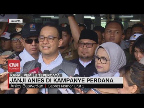 Janji Anies di Kampanye Perdana