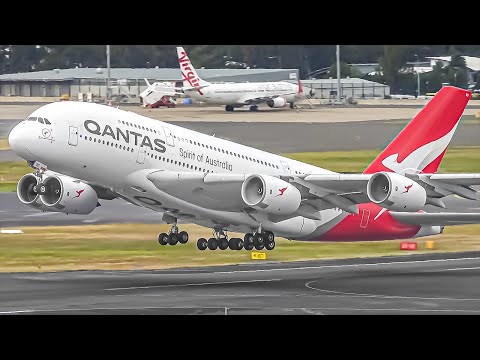 60 MINUTES of Plane Spotting at Sydney Airport (SYD/YSSY)