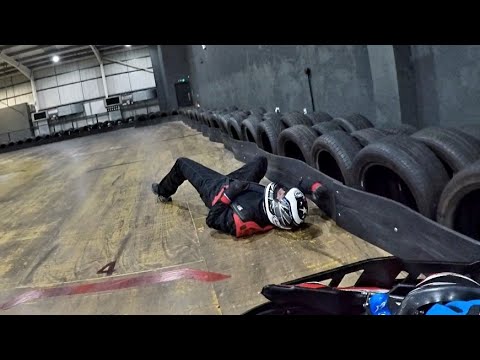 Huge go kart crash at Teamsport Basildon on 4/11/23