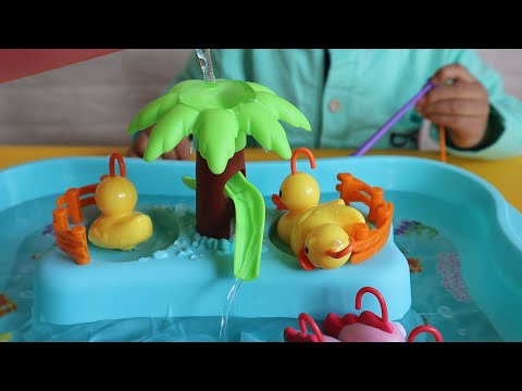 Children's Toys - Fishing for Fish and Ducks, Learning to Count and Colors - Fishing for Kids