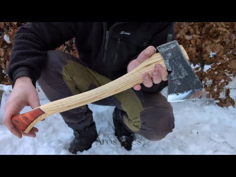 Restoring and old axe with a handmade handle