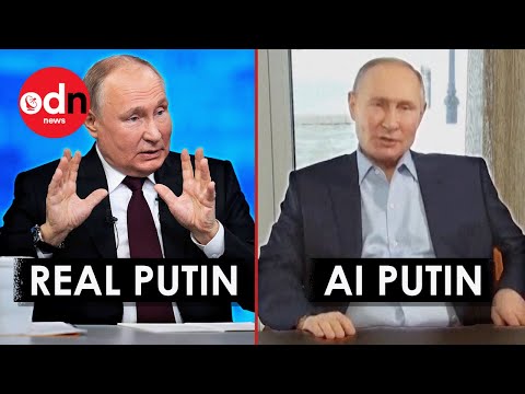 Putin Speechless After Facing Question From AI Deepfake of Himself