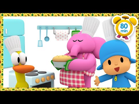 🍭 Yummy Food: Cooking With Elly! | Pocoyo in English - Official Channel | Food Videos for Kids