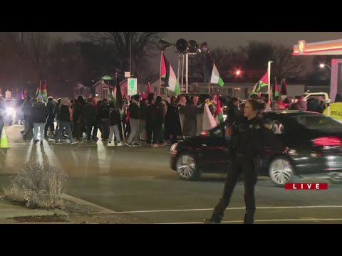 Chicagoland businesses, schools strike to call attention to thousands of Palestinian deaths