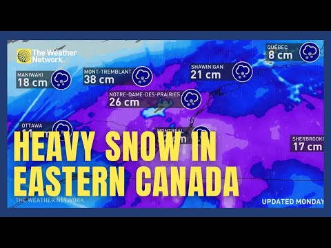 Shovelling Is The Word! Heavy Snowfall Event Across Eastern Canada