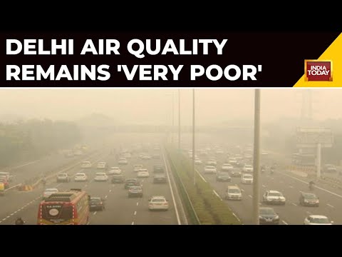 Air Quality Index  Remains In The 'Very Poor' Category In Parts Of Delhi