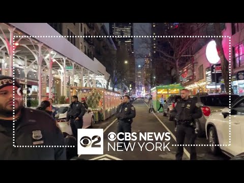 Woman struck by falling debris near Times Square hotel