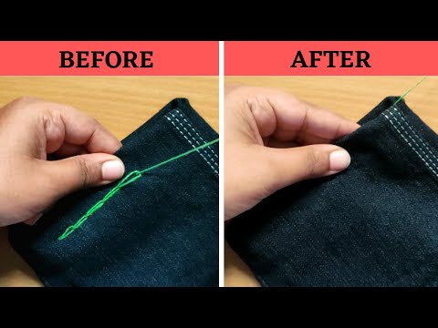 How to Hand Sew a Hidden Stitch or Invisible stitch