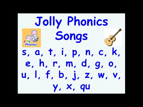 Jolly Phonics Songs (Covers): Alphabet in Jolly Phonics order.