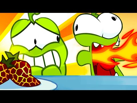 As Hist&oacute;rias do Om Nom -  Desafio de comida! -  Desenhos Animados para crian&ccedil;as