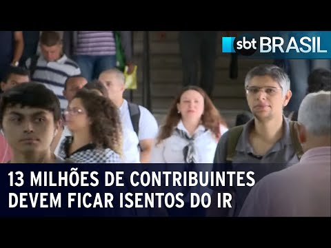 Receita estima que 13 milh&otilde;es de contribuintes v&atilde;o ficar isentos do IR | SBT Brasil (10/01/24)