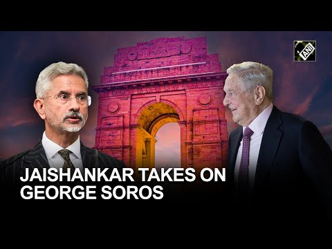 &ldquo;Old, rich and dangerous&hellip;&rdquo; Jaishankar takes on George Soros