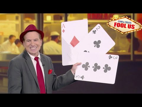 Penn &amp; Teller Fooled By 3 Card Scam? - Joe Monti - Penn &amp; Teller: Fool Us