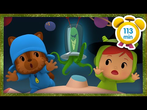 🕸 POCOYO in ENGLISH - Halloween Space Trip [113 min] | Full Episodes | VIDEOS and CARTOONS for KIDS