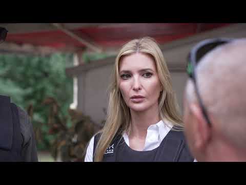 Jared Kushner and Ivanka Trump visit the devastating Kibbutz of Kfar Aza