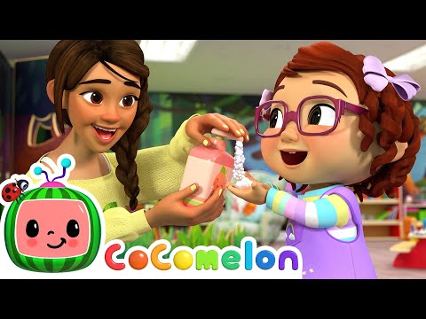 Wash Your Hands Song | CoComelon Nursery Rhymes &amp; Healthy Habits for Kids