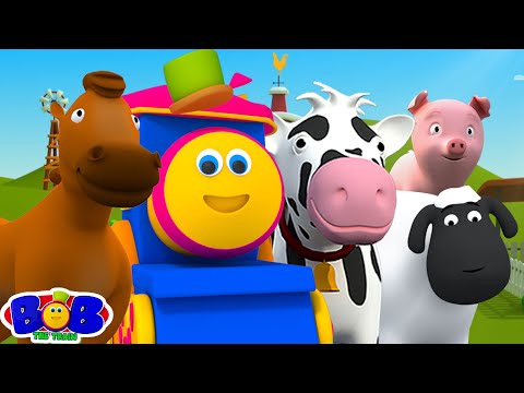 Bob The Train Went To The Farm + More Nursery Rhymes &amp; Baby Songs