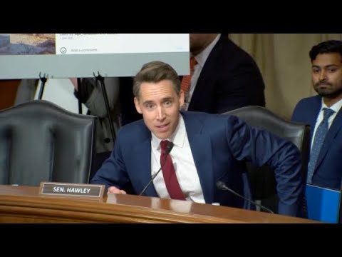 Hawley Questions Mayorkas On Revoking Pro-Hamas Students' Visas, Employing Pro-Hamas DHS Employee