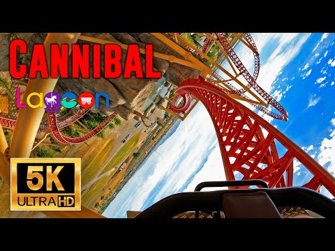 Cannibal Roller Coaster (5K) POV - Lagoon Amusement Park