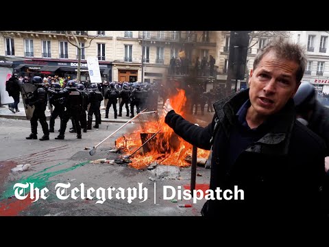 Fire and blood: young protesters out in force | France dispatch