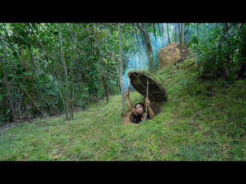 Girl Living Off Grid Built The Most Secret Underground Tunnel Shelter Home