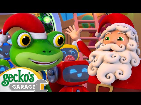 Gecko Meets Santa Claus! | Gecko's Garage | Trucks For Children | Cartoons For Kids