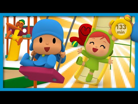 🎢 POCOYO AND NINA - The Best Playground [133 min] | ANIMATED CARTOON for Children | FULL episodes