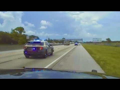 FHP Action-Packed Pursuit Ends with PIT Maneuver | Palm Beach County, FL