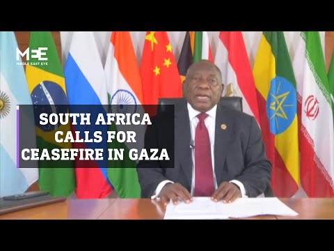 South African president accuses Israel of war crimes and genocide