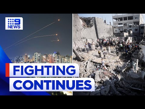 Fighting has erupted between Israel and Hamas after ceasefire ends | 9 News Australia