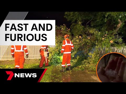 Melbourne bayside suburbs pounded by a freak storm  | 7 News Australia