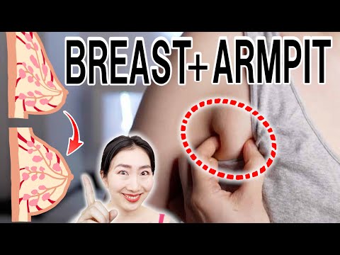 Lift Breasts and Reduce Armpit Fat in 7 days! 15 Minutes Massage &amp; Chest Workout, No Equipment