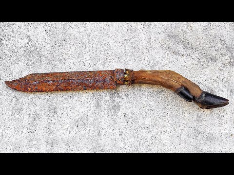 Restoration HUNTING Knife - Roe DEER Handle