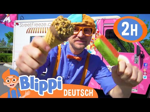 Blippi erkundet einen Eiswagen | Blippi Deutsch | Abenteuer und Videos f&uuml;r Kinder