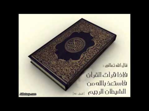 سورة الفاتحة وأول البقرة وآخرها وآية الكرسي والمعوذات بصوت الشيخ سعد الغامدي ( ساعة كاملة)