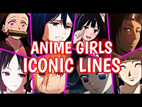 Anime Girls Iconic Lines - (Anime Characters Iconic Lines)