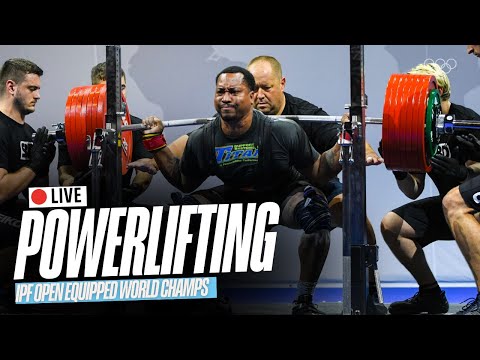 🔴  LIVE World Open Equipped Powerlifting Championships | Men 105kg