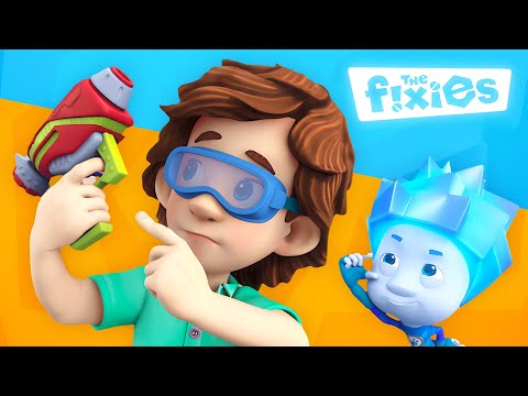 Tom Thomas' Toy-Gun: Can it be Fixed? 🔫 | The Fixies | Animation for Kids