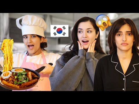 طبخت ل اخواتي لمدة 24 ساعة اكل كوري?? جبت العيد!!!??