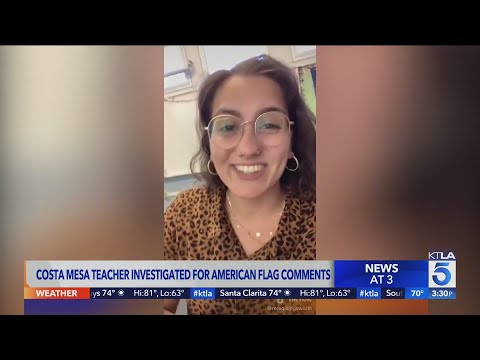 Orange County, California, teacher investigated for joking students should pledge to pride flag