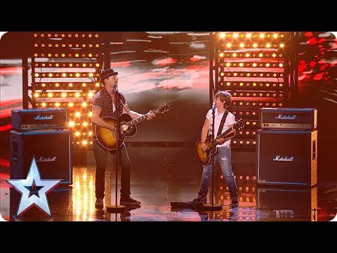 Dream dad and son combo Jack and Tim WOW everyone at the Semi&rsquo;s! | Semi-Finals | BGT 2018